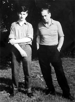 John Baillie with his son Philip John Baillie.