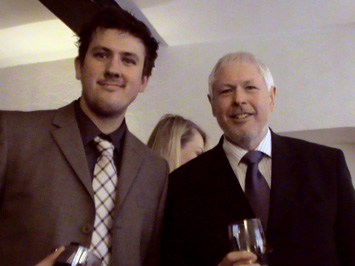 Richard Holland with his dad Philip Holland