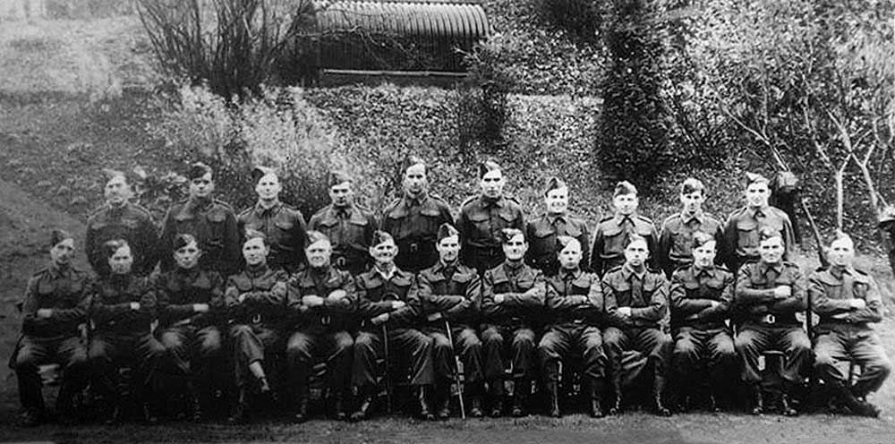 Broadwas Platoon at Woodford House, Knightwick.