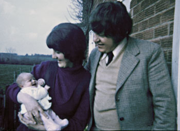 Roy and Jennifer with their daughter, Helen Louise Morris Born: Thursday, 15th May, 1969.