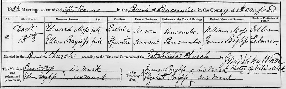 Marriage Certificate
