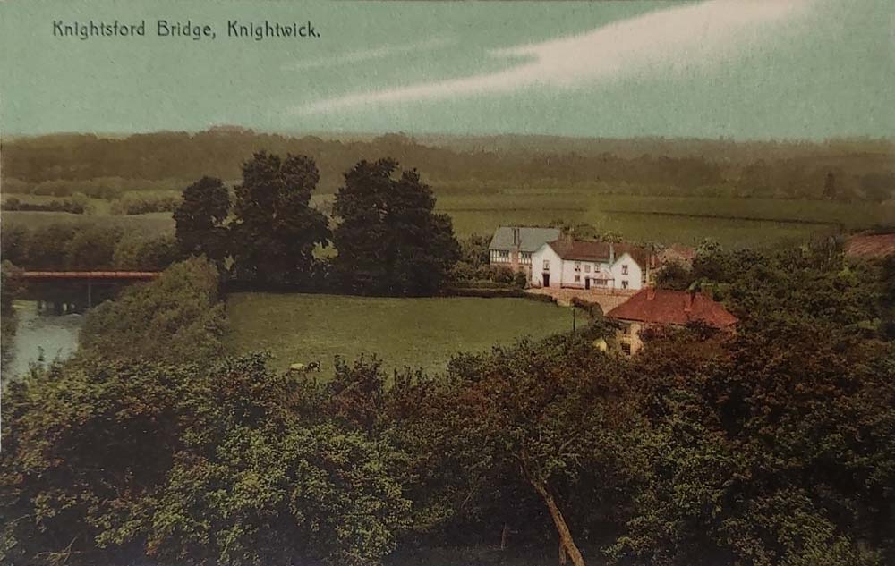 Knightsford Bridge, Talbot Hotel and Post Office.
