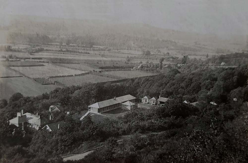 Knightwick Sanatorium - viewed from the top of Ankerdine.