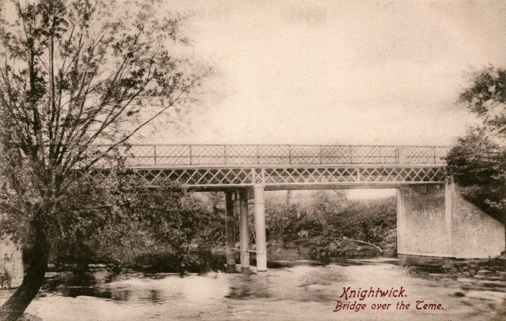 Knightwick.  Bridge over the Teme.