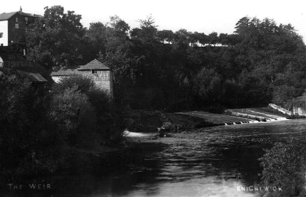 The Mill, and Weir, Knightwick.