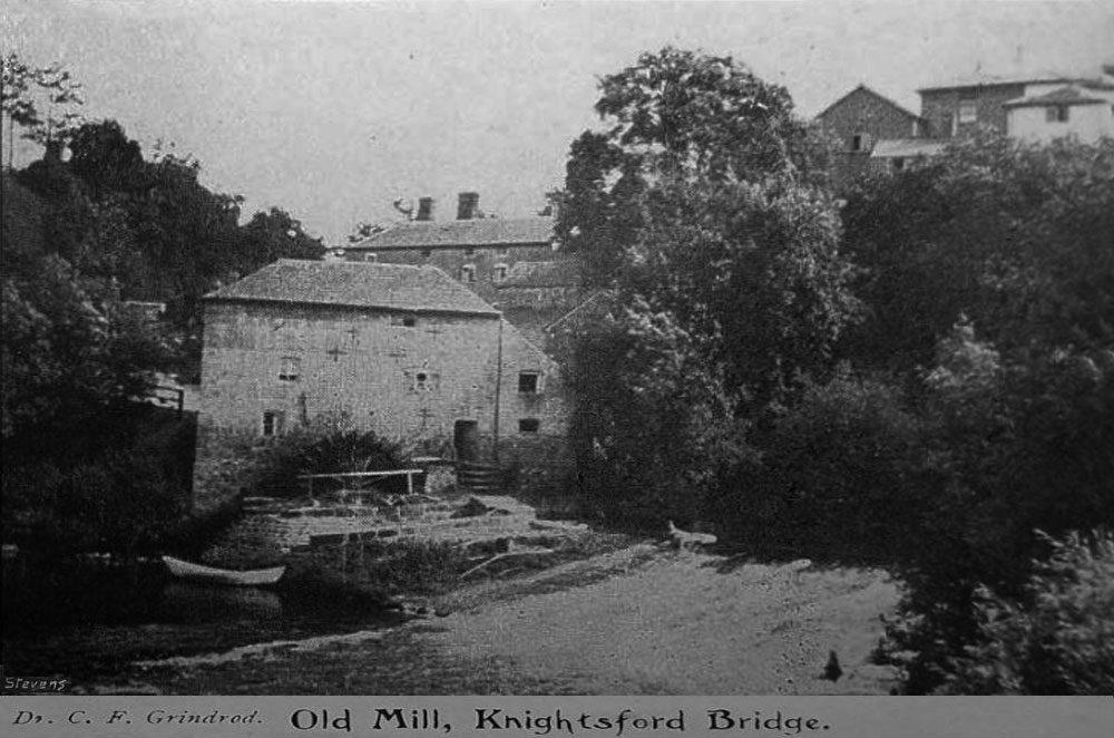 The Old Mill Knightsford Bridge, 1910.