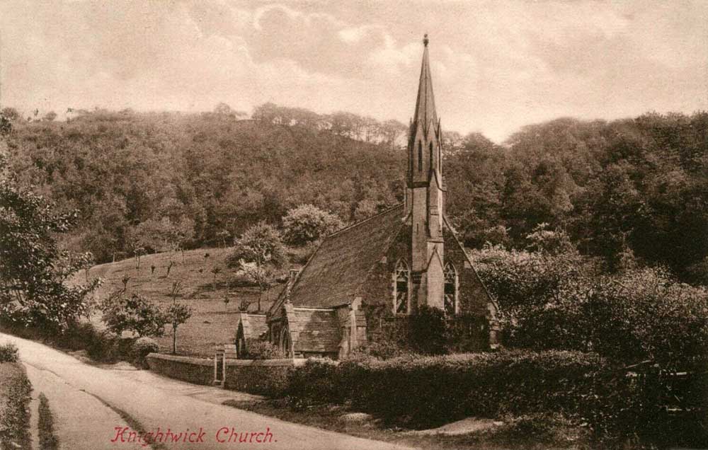 Knightwick Church - Post Card