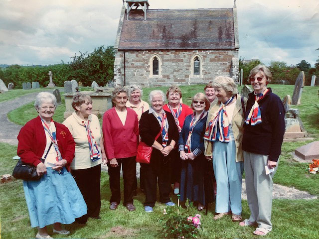 100 years of Girl Guiding, Broadwas Mortuary Chapel.