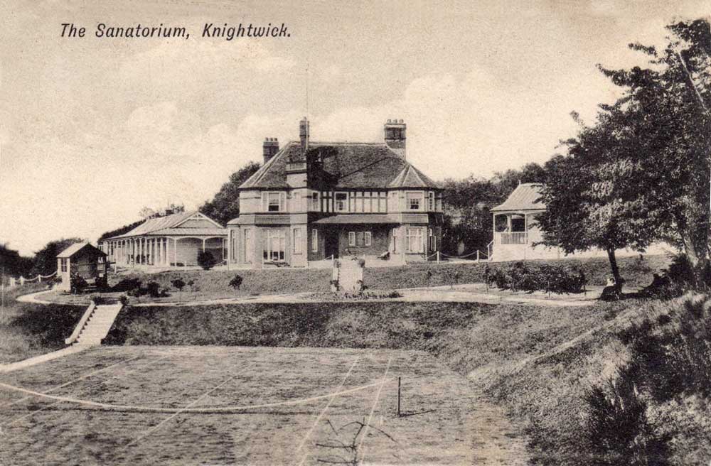 Knightwick Sanatorium postcard, 1906.