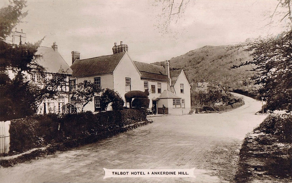 Talbot Hotel & Ankerdine Hill, 1910.