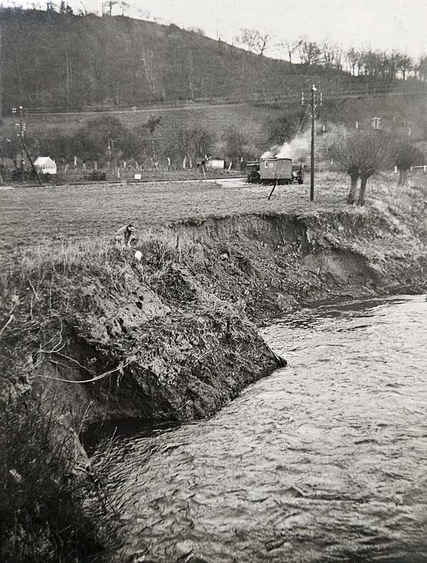 Photo of flood damage taken on the 16th February 1939.