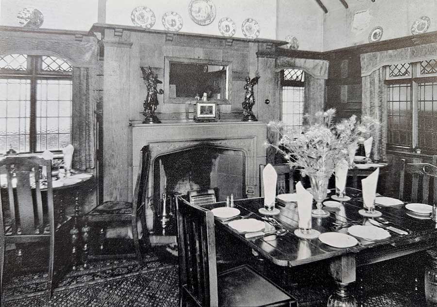 This area of the Talbot was known as the Snuggery, and again is from ©1950. This would be for guests staying at the Hotel and other who arrived daily for meals.