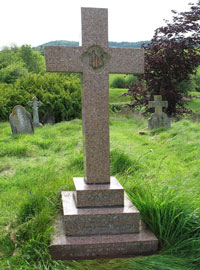 Grave Stone of Joseph Bowstead Wilson M. A., at Knightwick Chapel.