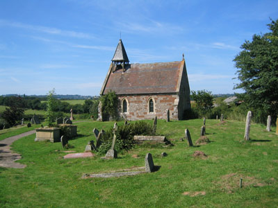 St. Mary and St. Andrew, Mortuary Chapel, Knightwick.