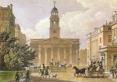 St Mary's Church, Marylebone, London.