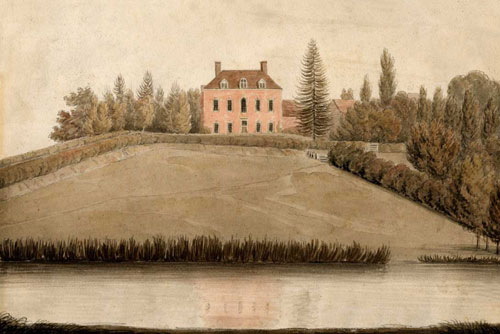 Knightwick Rectory, painted by, Rev'd James Stillingfleet, M.A.