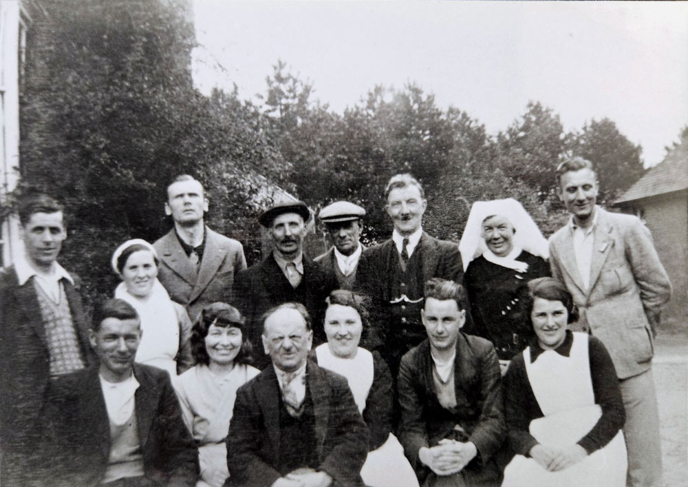 Nurses and Patients at Knightwick Sanatorium - circa 1920/30
