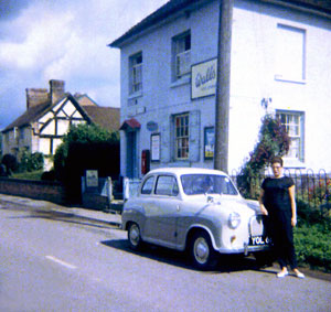 Josephine with her Austin A30