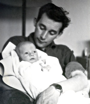 Gunvald with his son Jan Edward Stenersen